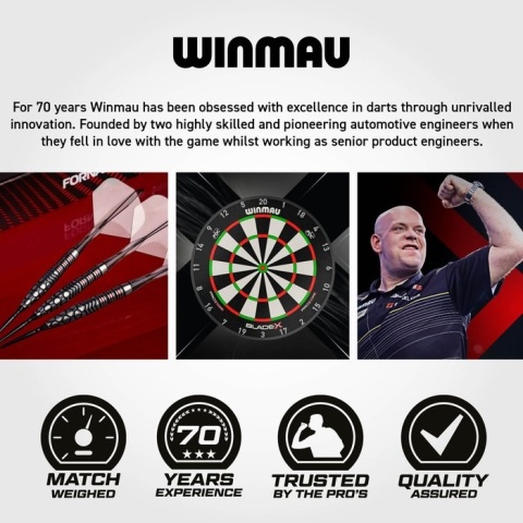 Winmau Fornax Torpedo Switch Point 90% – lotki do darta
