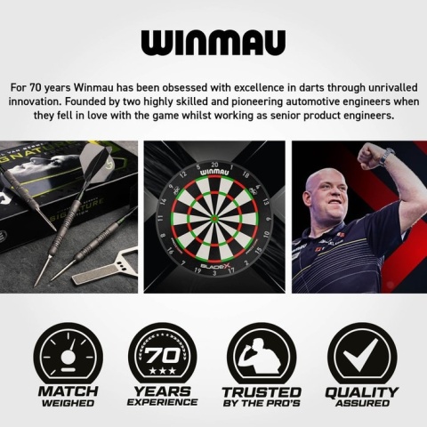 Winmau Michael van Gerwen Signature Edition Switch Point 90% – lotki do darta