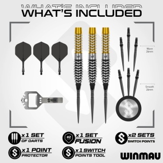 Winmau Exion Torpedo Switch Point 90% – lotki do darta