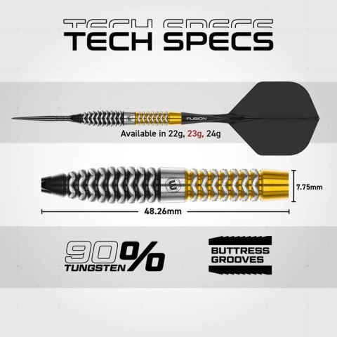 Winmau Exion Torpedo Switch Point 90% – lotki do darta