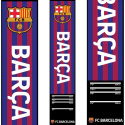 FC Barcelona Official Licensed BARÇA Carpet Dart Mat - 290cm x 60cm - Striped with Crest