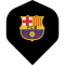 FC Barcelona - Official Licensed BARÇA - Dart Flights - No2 - Std - F2 - Black with Crest