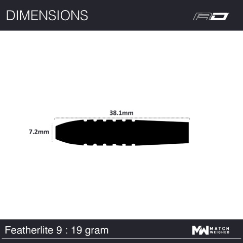 RedDragon FEATHERLITE 9 85% 19g RedDragon FEATHERLITE 9 85% 19g