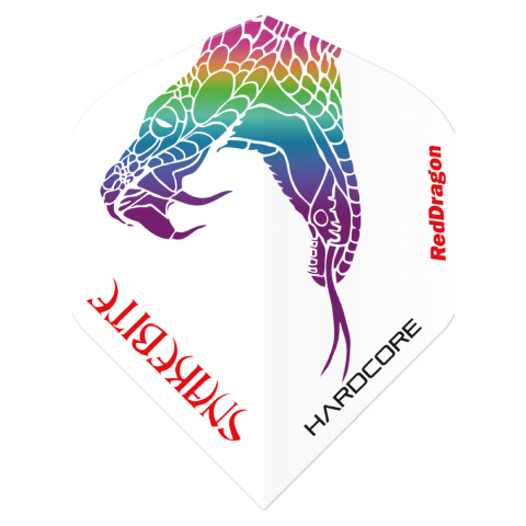 RedDragon PETER WRIGHT SNAKE DESIGN WHITE HARDCORE STANDARD RedDragon PETER WRIGHT SNAKE DESIGN WHITE HARDCORE STANDARD