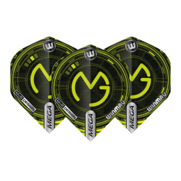Winmau Mega Standard MVG Logo Tech Green