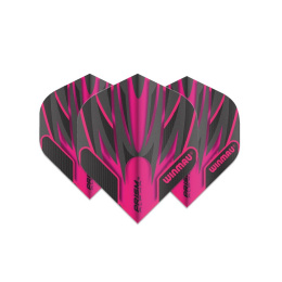 Winmau Prism Alpha Black & Pink