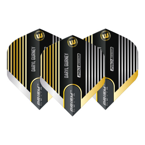 Winmau Prism Delta Daryl Gurney Black & Gold Flight Winmau Prism Delta Daryl Gurney Black & Gold Flight