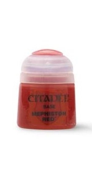 Farba Citadel Base: Mephiston Red – 12ml