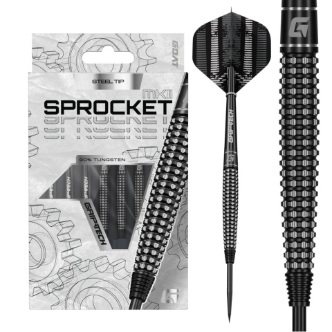 GOAT Sprocket MKII Torpedo 90% – steelové šipky (21g/23g/25g/27g)
