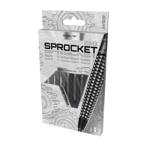 GOAT Sprocket MKII Torpedo 90% – steelové šipky (21g/23g/25g/27g)