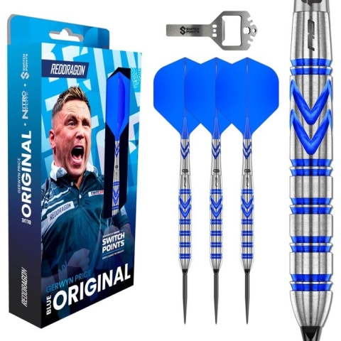 Gerwyn Price Blue Original Switch Points 90% – lotki steel tip