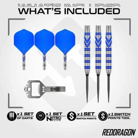 Gerwyn Price Blue Original Switch Points 90% – lotki steel tip