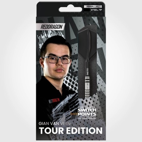 Gian van Veen Tour Edition Switch Points 90% – lotki steel tip