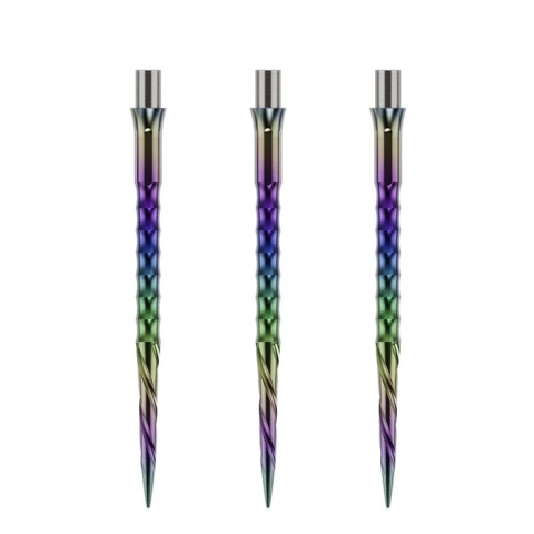 Caliburn Replaceable Dart Points - Spiro - No Lip - Rainbow
