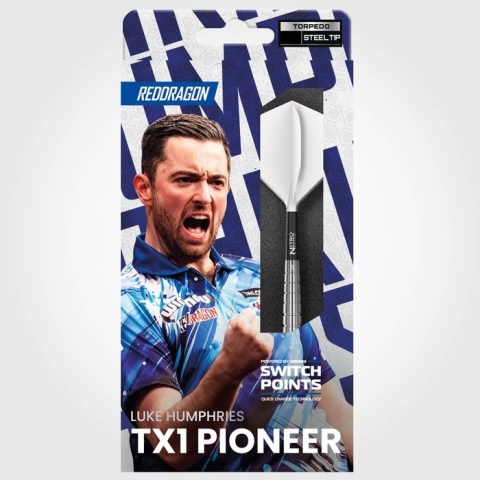 Red Dragon Luke Humphries TX1 Pioneer Switch Points 90% – lotki steel tip
