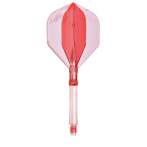 L-System Clear Red – integrated dart set (L1 Standard)
