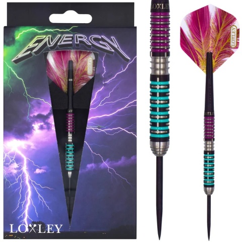 Loxley Energy Darts – lotki steel tip (22g/23g/24g)