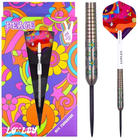 Loxley Woodstock "Peace" – lotki steel tip (22g)