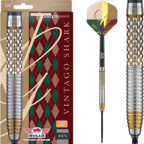 Bull's Vintago Shark CP 90% – steel tip darts