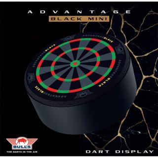Bull's Advantage Black Mini Dartboard Display – stojak na lotki