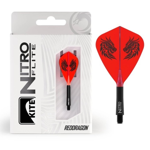Red Dragon Nitro Flite System Jonny Clayton Kite – piórka do darta