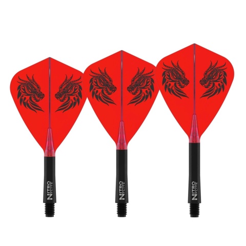 Red Dragon Nitro Flite System Jonny Clayton Kite – piórka do darta