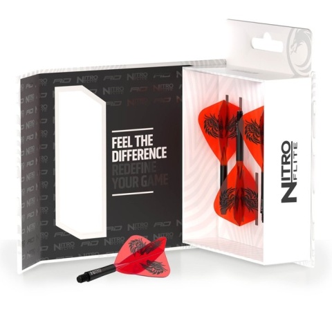 Red Dragon Nitro Flite System Jonny Clayton Kite – piórka do darta