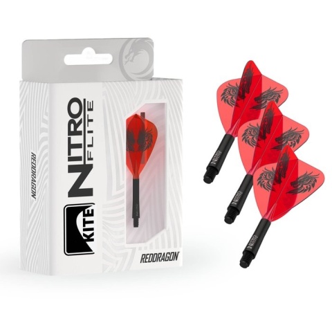 Red Dragon Nitro Flite System Jonny Clayton Kite – piórka do darta