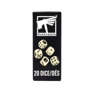 Warhammer Dice – komplet 20 kości do gry (12mm)