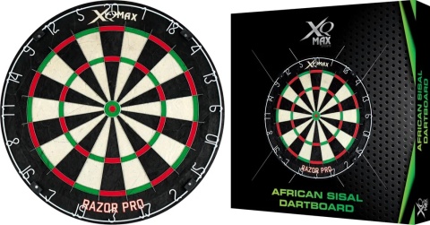 XQMax Razor Pro – tarcza do darta z afrykańskiego sisalu