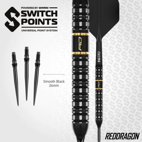 Red Dragon Ascend Parallel Switch Points 90% – lotki steel tip (22g / 23g / 24g)