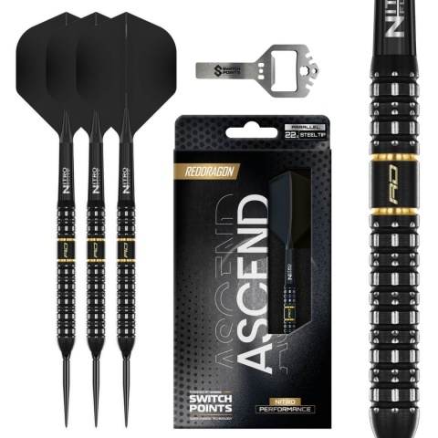 Red Dragon Ascend Parallel Switch Points 90% – lotki steel tip (22g / 23g / 24g)