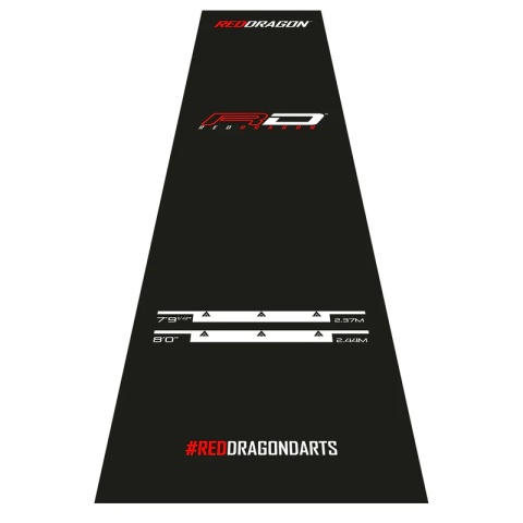 Red Dragon Heavy Duty – mata podłogowa do darta (3m × 60cm)