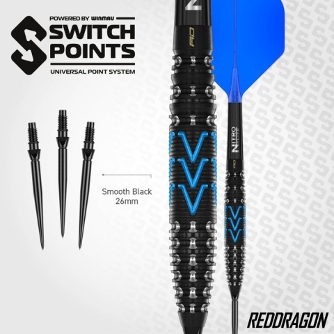 Red Dragon Amp Torpedo Switch Points 90% – lotki steel tip (24g / 26g)