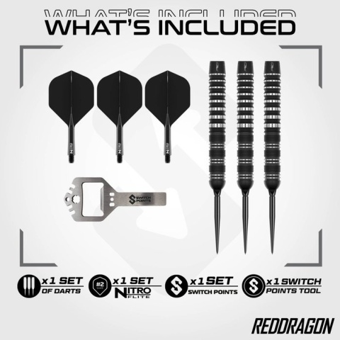 Red Dragon Sable Black Parallel Switch Point 90% (21g/22g/23g/24g)