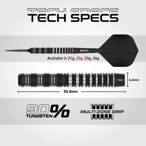 Red Dragon Sable Black Parallel Switch Point 90% (21g/22g/23g/24g)