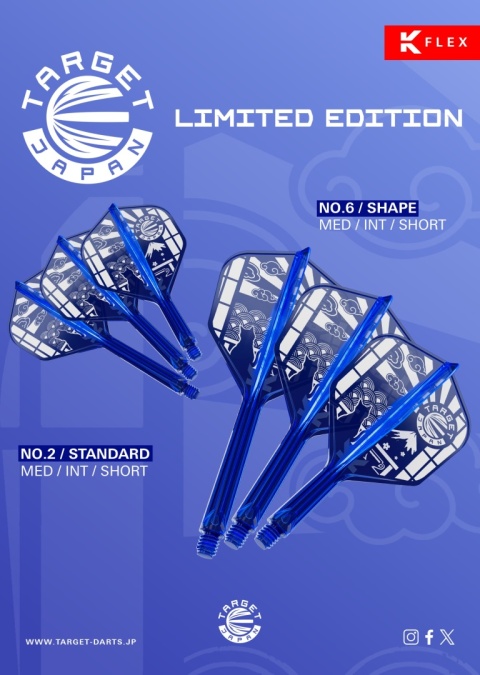 Piórka K-FLEX JPN LIMITED 2026 — kształt No.6 SHAPE (19mm/26mm/33mm)
