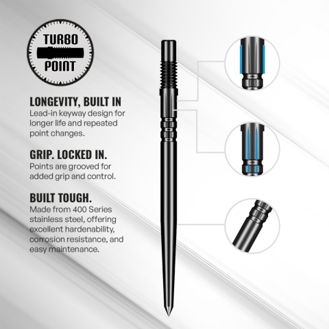 Groty TURBO STEEL TIP DART POINTS 2026