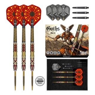 Šipky Steel GOTHS ALARIC 95% TP 23g/24g/25g 2026