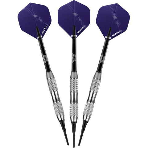 Lotki miękkie Bull's Softtip Charge Purple Nickel Coated 18g