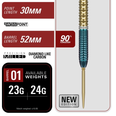 Lotki steel PRIME SERIES ZENITH GEN2.5 STRAIGHT 90% 23g/24g SP 2026