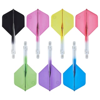 Unicorn Forge Two-Tone Flights — Zintegrowany System Lotka i Shaftu, Plus Std