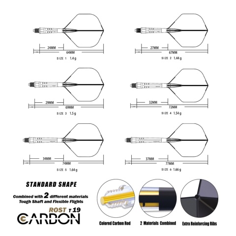 Cuesoul Rost T19 Carbon Big Standard