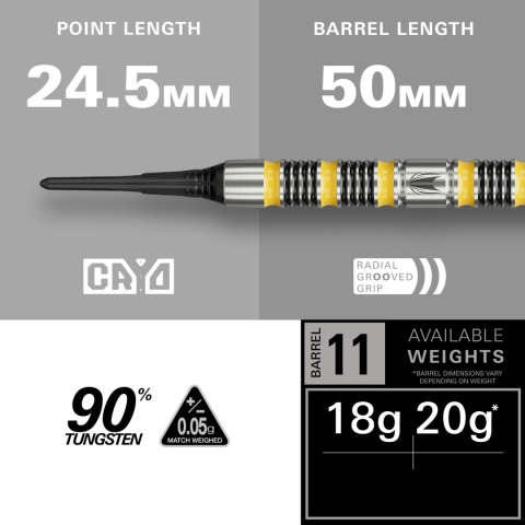 [Przedsprzedaż wysyłka do 9.10] Lotka Target Buzz 90% Soft Tip (Model 11)