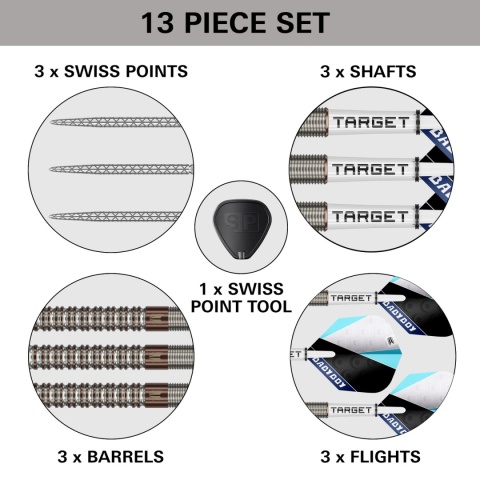 [Przedsprzedaż wysyłka do 9.10] Lotki Target Adam Lipscombe G1 Swiss Point 90%