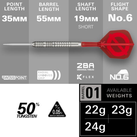 Šipka Target Group Ø 50% — Model 03