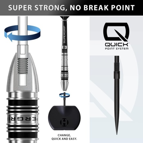 Harrows Supergrip Bomb Quick Point 90%