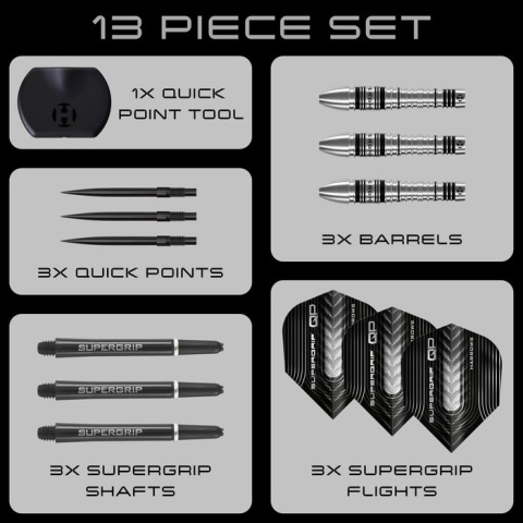 Harrows Supergrip Bomb Quick Point 90%