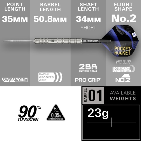 [Przedsprzedaż wysyłka do 9.10]LotkI Target G1 Justin Hood 90%