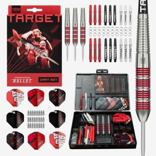 [Przedsprzedaż wysyłka do 9.10] Zestaw startowy do darta Target Stephen Bunting 100 PC Brass